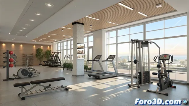 Descarga modelos 3D de gimnasio sin perder la paciencia