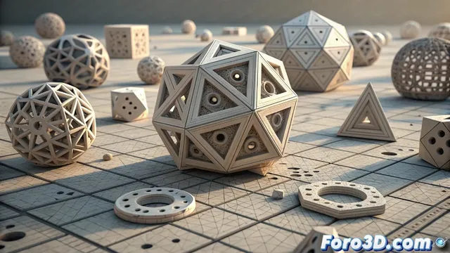 El modificador Randomize Instances en Blender 5: variaciones controladas para instancias