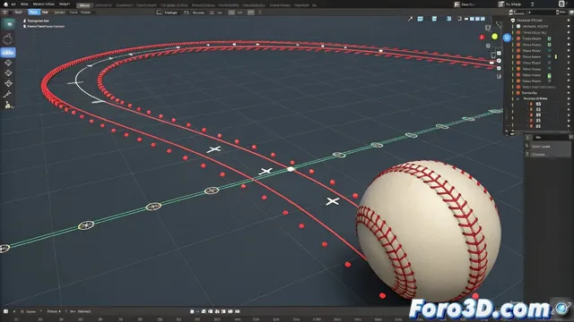 Cómo modificar la trayectoria de un objeto animado en 3ds Max