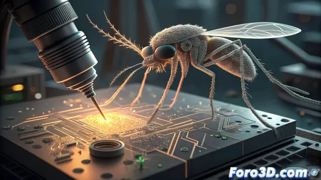 La probóscide del mosquito como inspiración para boquillas de microimpresión