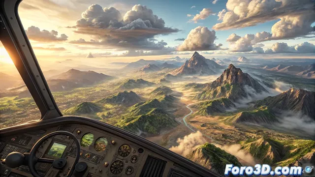 Motor gráfico y tecnologías de Microsoft Flight Simulator