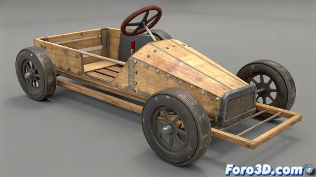 Animacion eficiente de carritos con eje direccional sin rigging complejo