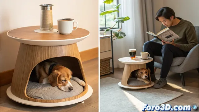 Mobiliario inteligente para mascotas: Cuando el diseño 3D une funcionalidad y estilo