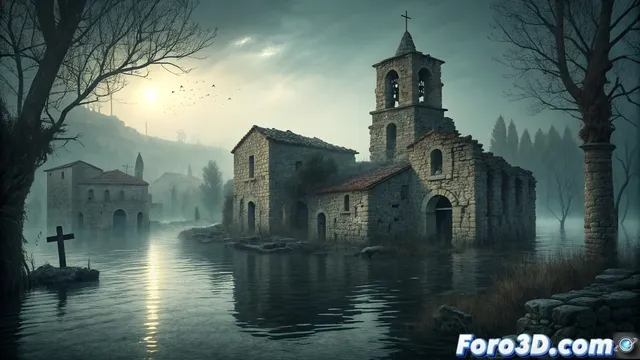 Muedra revive bajo las aguas en Animation Master con animación poética
