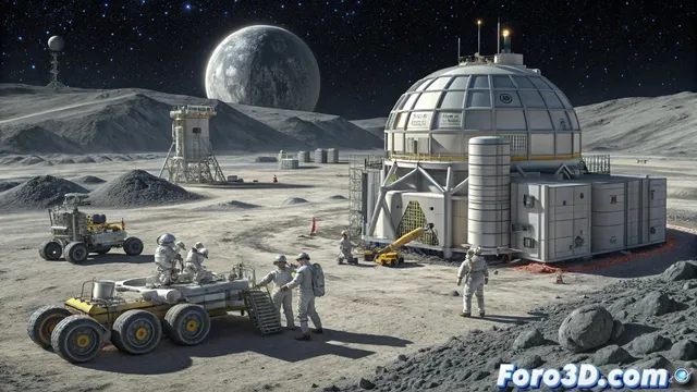 Energía nuclear en la Luna y cómo la NASA impulsa la colonización espacial y qué significa para los artistas 3D