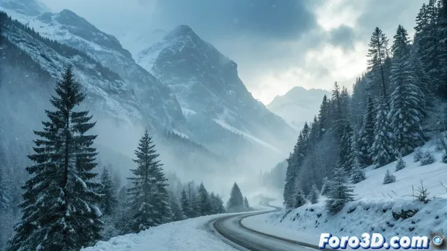 La cordillera Cantábrica enfrenta intensas nevadas con condiciones peligrosas