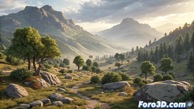 Blender 5 revoluciona la creación de entornos con herramientas procedurales