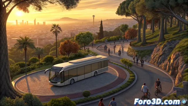 El innovador autobús autónomo de Montjuïc con tecnología avanzada