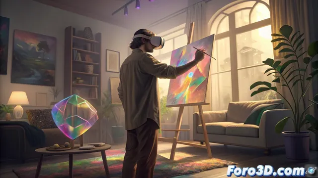 Open Brush presenta modo Passthrough para fusión realidad física-virtual