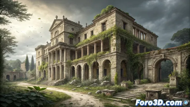 Recreación del Palacio de los Gosálvez en 3ds Max