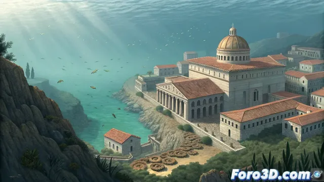 Pavlopetri, la ciudad sumergida mas antigua recreada en Unreal Engine