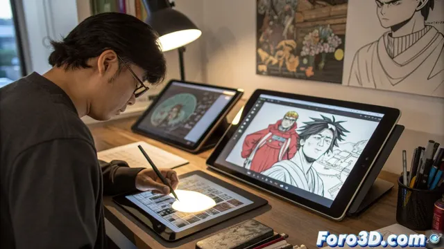 ImagineFX edición 259 con una guía completa para artistas manga