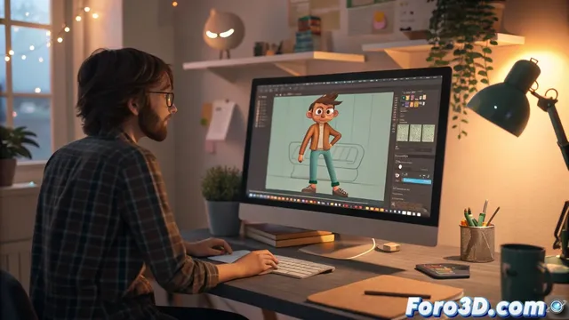 Mejorando en animación 3D con aprendizaje y críticas constructivas