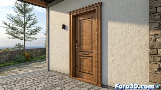 Resolver problemas comunes de texturas en puertas para principiantes de 3ds Max