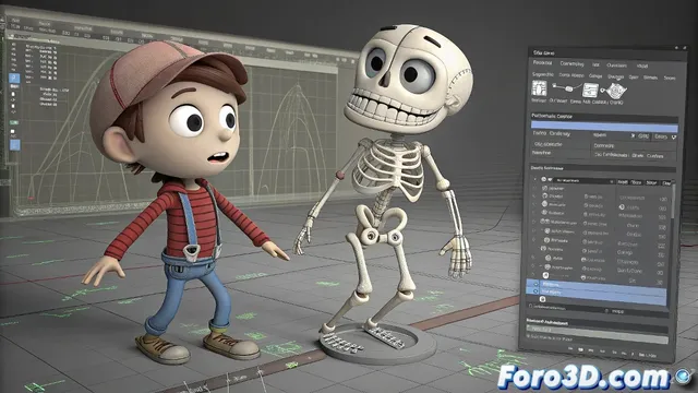 Solucionar deformaciones al animar múltiples personajes en 3D