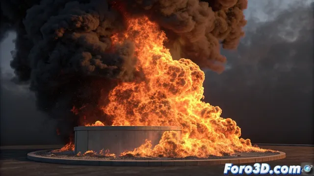 Guía para corregir simulaciones de fuego irrealistas en FumeFX