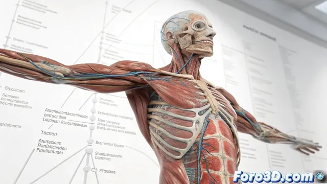 Procedural Anatomy genera sistemas musculares para KineFX en Houdini