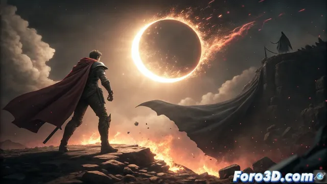 Recrear la profecia del eclipse en Berserk con Nuke