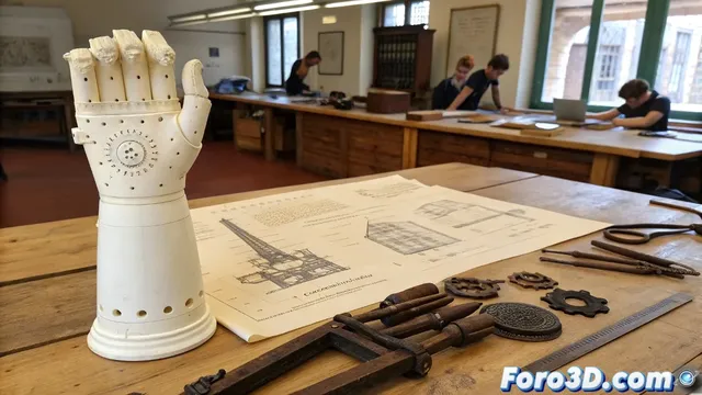 La mano protésica renacentista que revive gracias a la impresión 3D