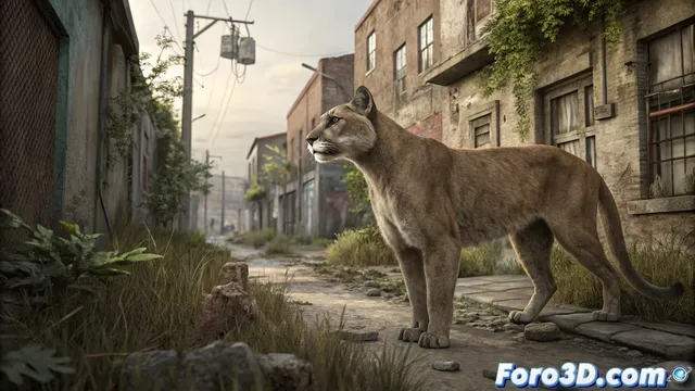 Escultura digital del avistamiento de un puma en Goya con ZBrush