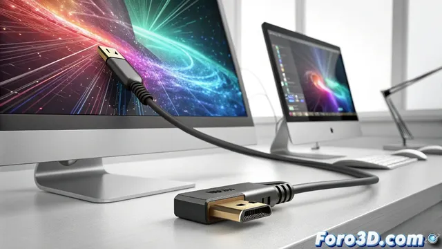 Displayport es el conector de alta gama para monitores y profesionales