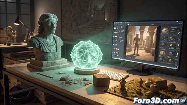Meshroom es un software gratuito de fotogrametría para reconstrucción 3D