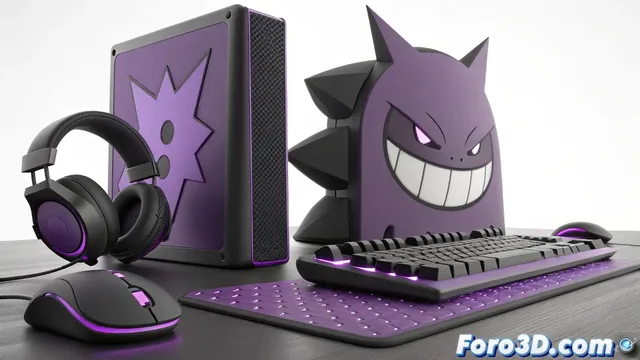 Razer y amd lanzan colaboración en periféricos con temática pokémon gengar