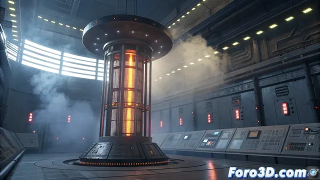 Simulación 3D de reactor nuclear con Houdini: desde la física atómica al render final