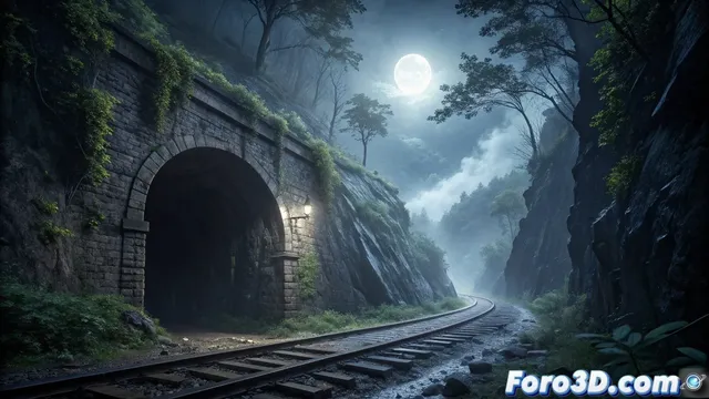 Reconstruyendo el túnel del tren fantasma con fotogrametría digital