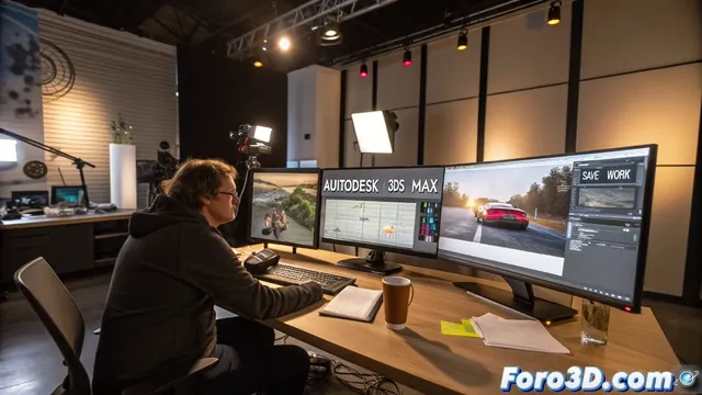 Nunca más pierdas tu trabajo en 3ds Max