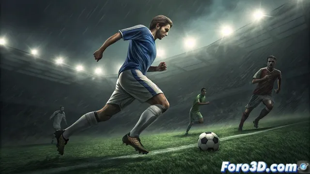 Recreación en Blender de la jugada legendaria de Yeremay