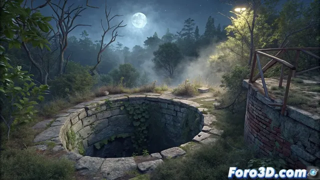 Animación del Pozo de Buzzard's Roost en Motion Builder para terror auditivo