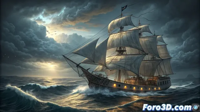 El misterio del Mary Celeste: recreando el barco fantasma en Blender