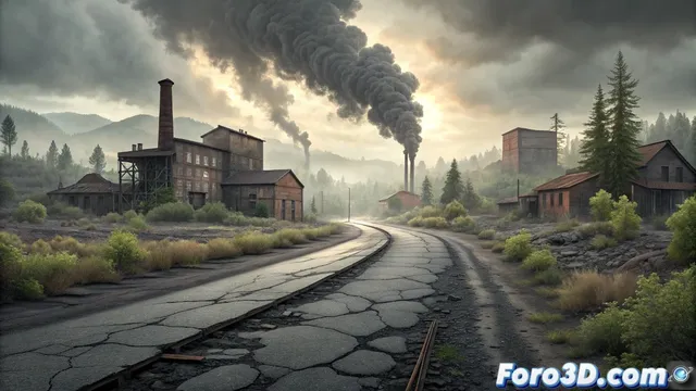 3ds Max: El pueblo fantasma de Centralia en Pensilvania