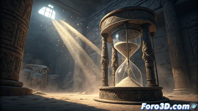 El reloj de arena del silencio: historia y creación en Olive Video Editor