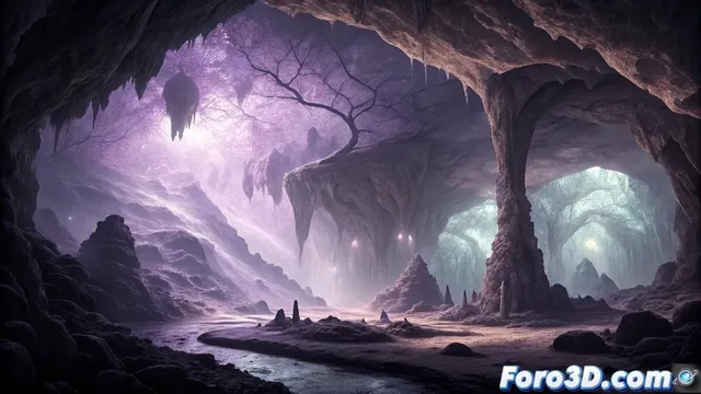 La cueva del eco falso: misterio acústico y creación en Open Brush