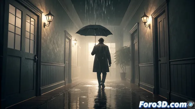 La leyenda urbana del hombre del paraguas y su implementación en Unreal Engine 5