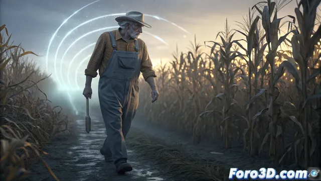 La leyenda del granjero ciego y su recreación en Blender