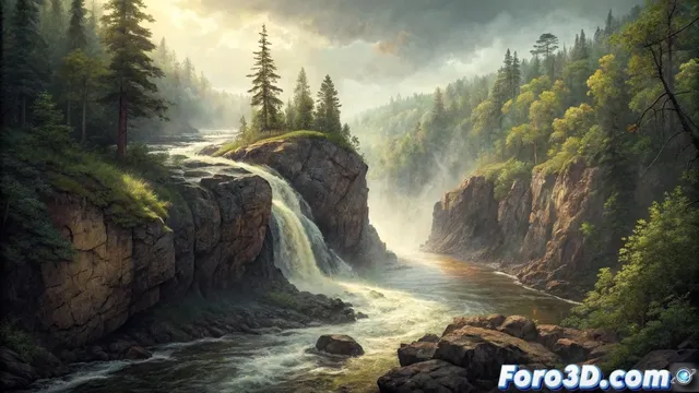 Animando el devil's kettle en toon boom: el misterio del río que desaparece