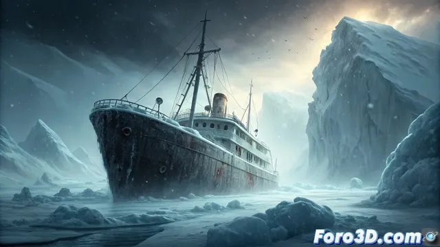 Esculpiendo el ss baychimo en zbrush: el barco fantasma del ártico