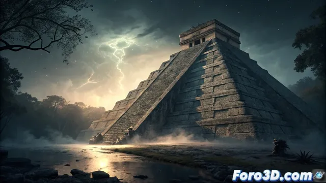 Renderizando el misterio oscuro de Chichen Itzá en KeyShot | Sacrificios y deidades mayas