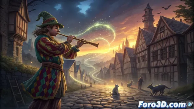 Animando el flautista de hamelín en messiah studio: la leyenda medieval