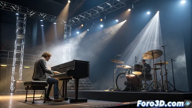 Homenaje interactivo a Rick Davies de Supertramp en Unreal Engine