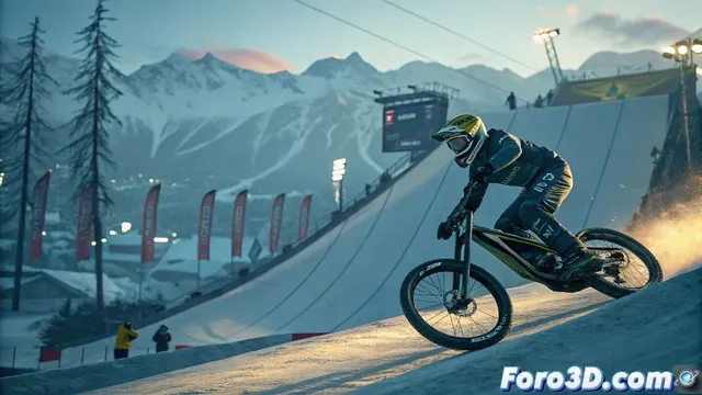 Efectos visuales extremos en el spot de Riders Republic The Finish Line