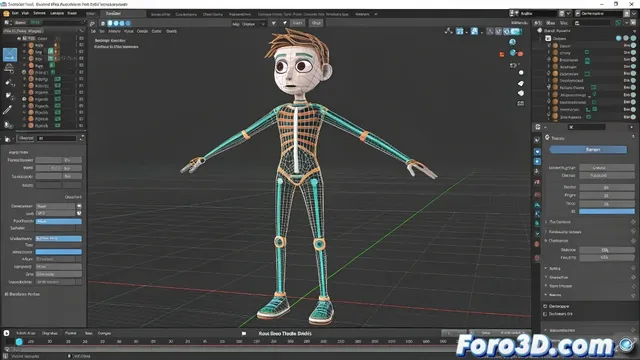 Soluciona el problema de huesos que no mueven la malla en Cinema 4D
