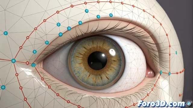 Limitar el movimiento de puntos de control de parpados a la superficie del globo ocular en 3ds Max y Maya