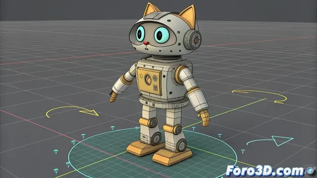 Personalizar pivotes de rotacion en CAT Parent para robots en 3ds Max