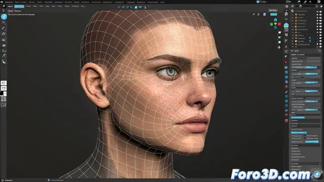 Animación facial controlada por imágenes bitmap en 3D
