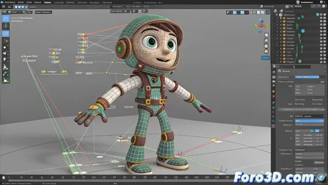 Domando los patches en Animation Master