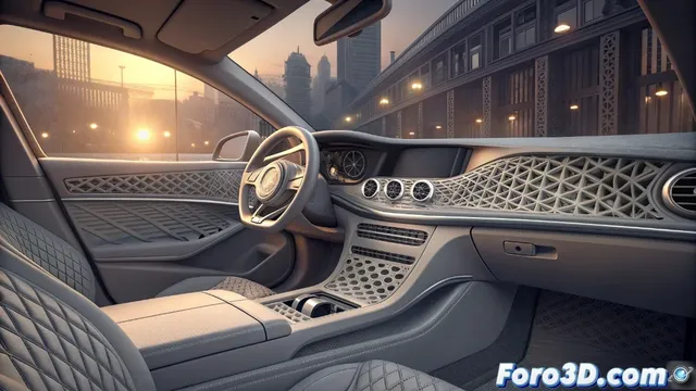 Roewe Vision-R: Revolución en interiores automotrices con impresión 3D